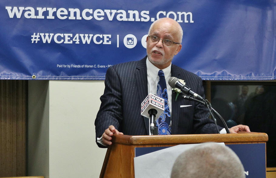 County Executive Warren C. Evans announces reelection bid in 2018